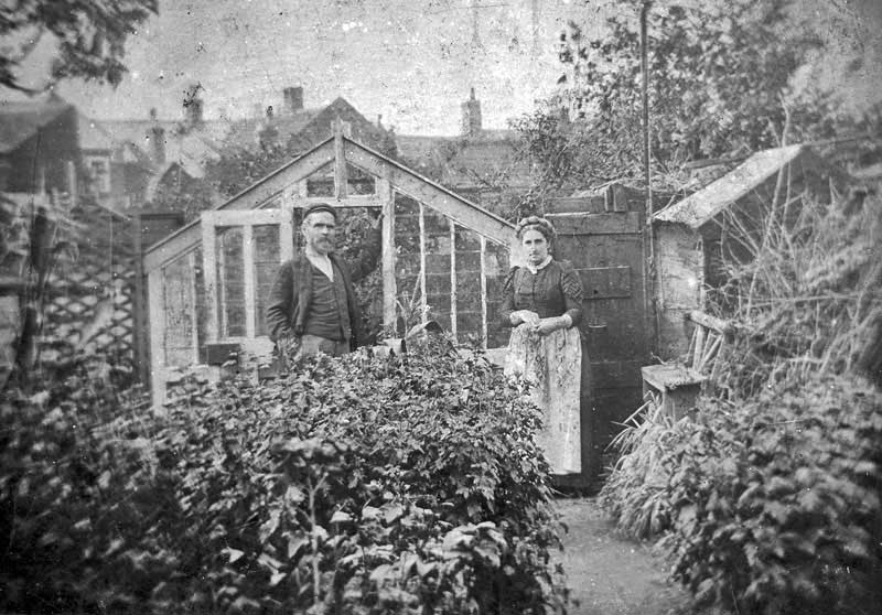 Charles and Mary Ann Blowers in 1900