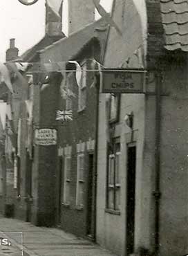 Jack Bedingfield's Fish & Chip shop 1937