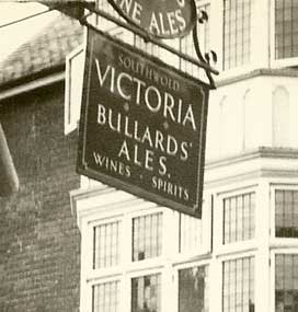 Victoria pub sign 1960s