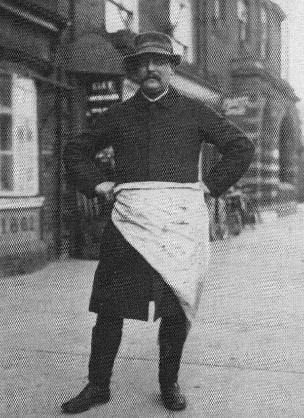 Billy Fryett - Butcher at Fryett's , No 71 High Street