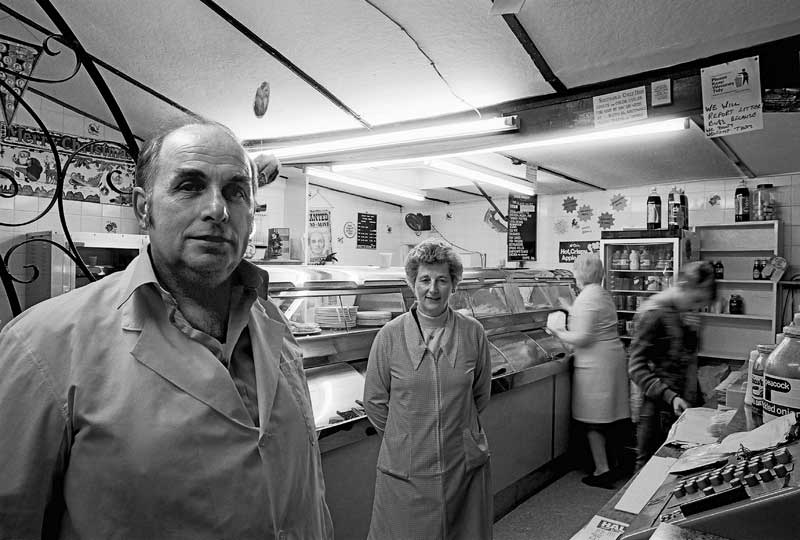 Mark's Fish & Chips in the mid 1980s