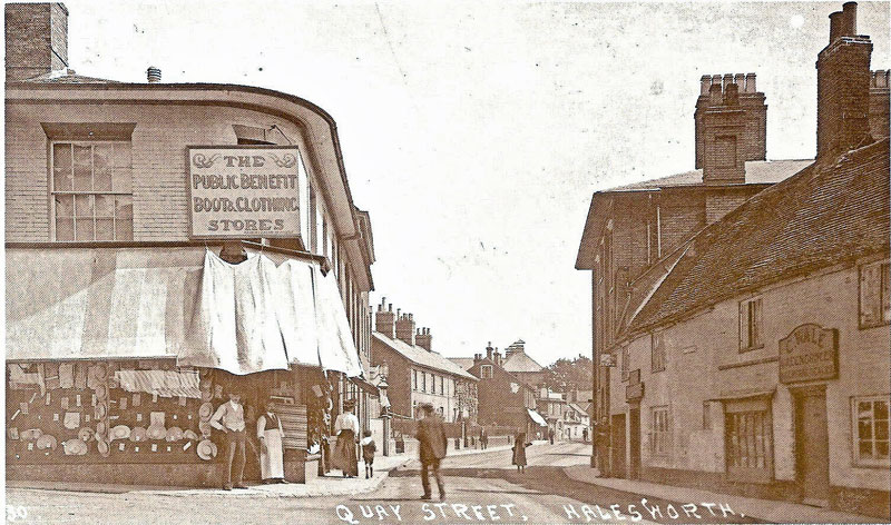 Herbert Leckenby's shop in Halesworth