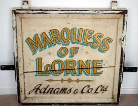 Marquess of Lorne pub sign front